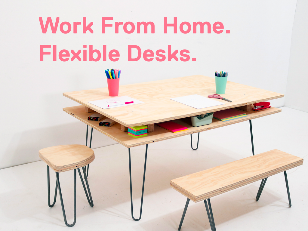 3 DIY Hairpin Leg Desks in Under 2 Hours