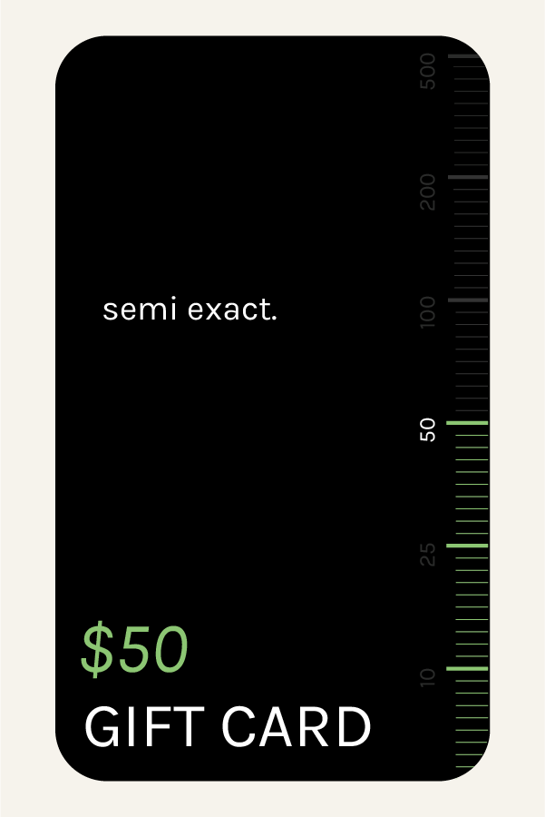 Semi Exact Digital Gift Card