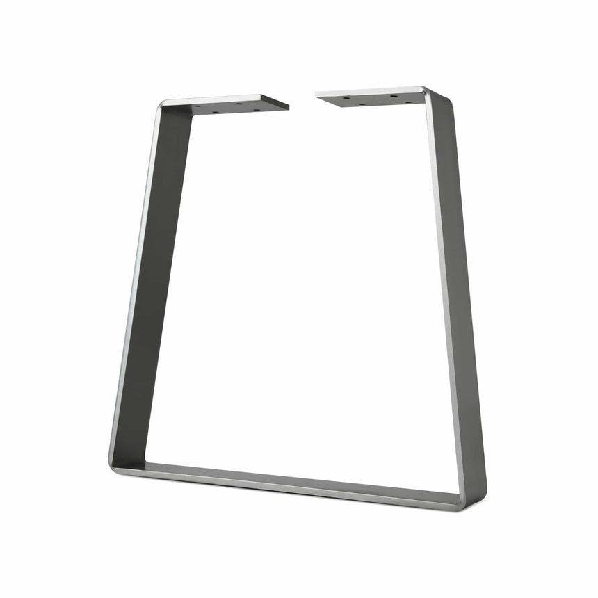 Bell Shape Flat Bar Table & Bench Leg - Super Duty - 0.5" Thickness, 2.5" Wide - Aquamarine Finish