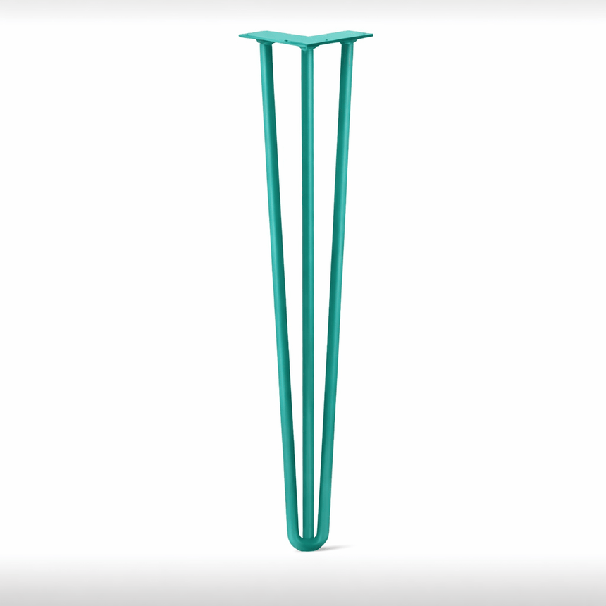 Hairpin Legs - 3-Rod Teal - Fast Track