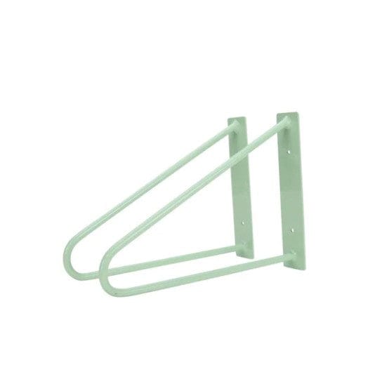 Heavy Duty U-Shape Flat Bar Table Leg & Bench Base (Sold Separately) - Raw, Jet Black, White, Clear - 10" - 16" Height - 0.375" Thick Metal