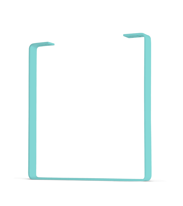 Standard Duty U-Shape Flat Bar Table Leg & Bench Base (Sold Separately) - Mid Century Turquoise
