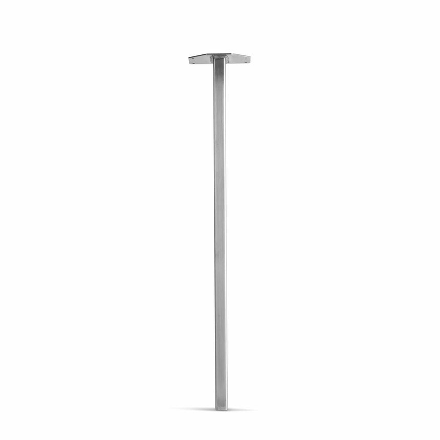Heavy Duty U-Shape Flat Bar Table Leg & Bench Base (Sold Separately) - White - 30" - 34" Height - 0.375" Thick Metal