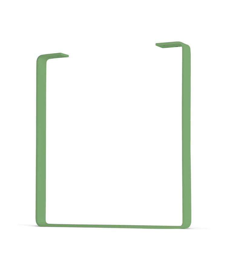 U - Shape Flat Bar Table & Bench Leg - Standard Duty - 0.25" Thickness, 2.5" Wide - White Finish