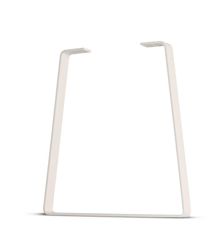 Standard Duty Trapezoid/Bell-Shape Flat Bar Table Leg & Bench Base (Sold Separately) - Alpine Lake Finish