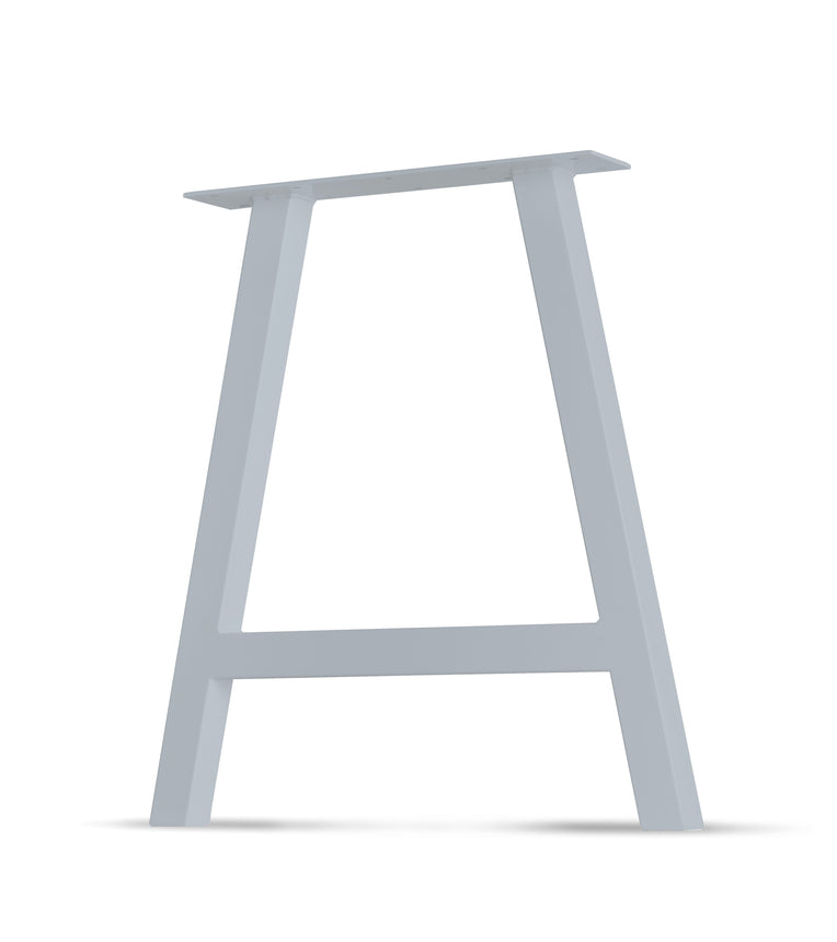 A-Frame Table & Bench Leg - 2" x 2" Tube Steel - Moondust Grey