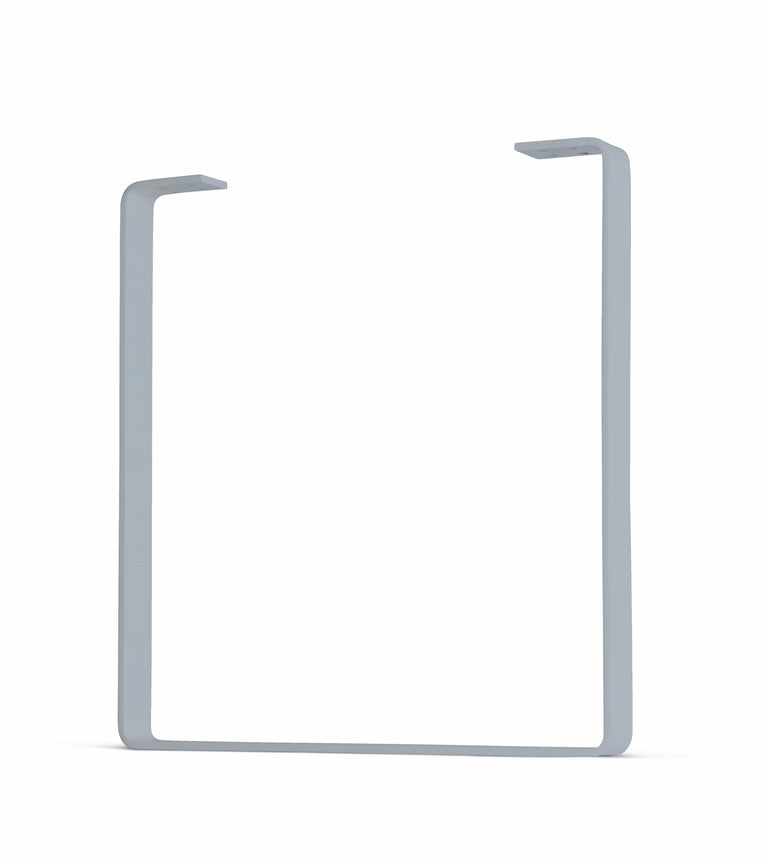 U - Shape Flat Bar Table & Bench Leg - Heavy Duty - 0.5" Thickness, 2.5" Wide - Buttercream