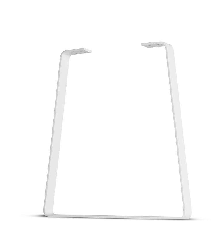 Standard Duty Trapezoid/Bell-Shape Flat Bar Table Leg & Bench Base (Sold Separately) - Mid Century Turquoise Powder Coated Finish