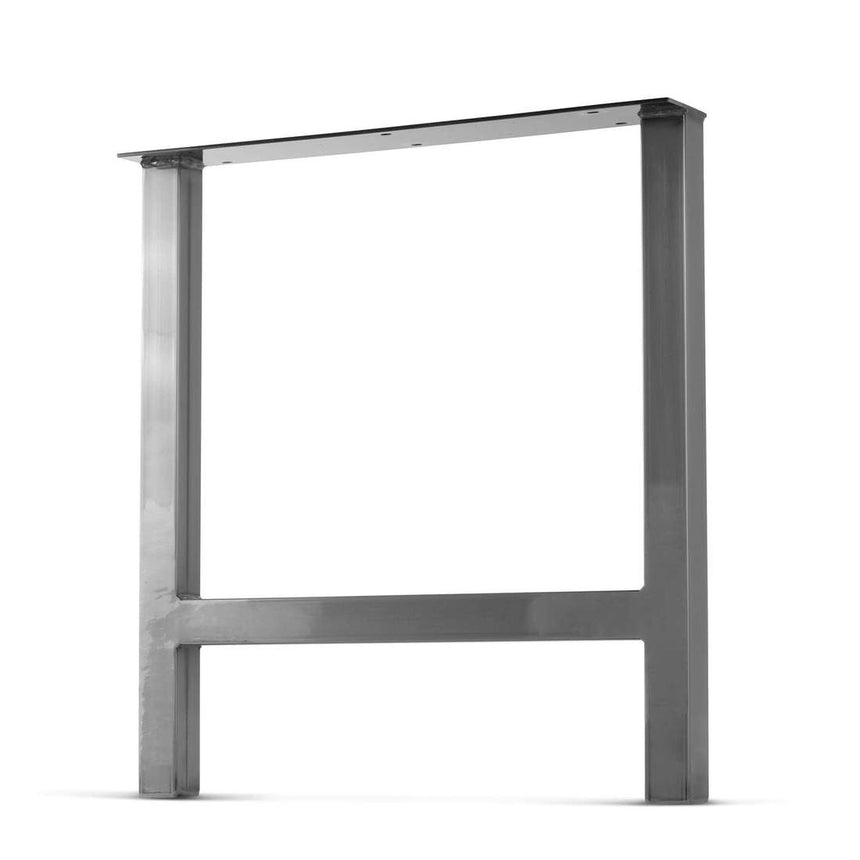 H-Frame Tube Steel Table & Bench Leg - 2" x 2" Tube Steel - Buttercream