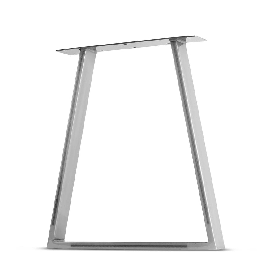 Trapezoid Tube Steel Table & Bench Leg - 3" x 1" Tube Steel - Buttercream