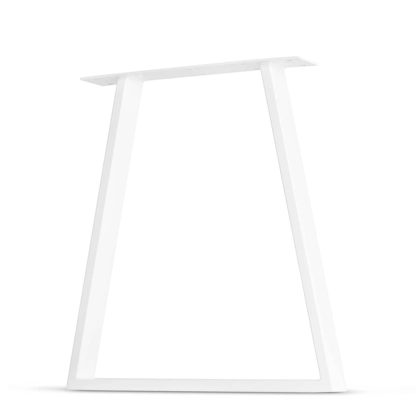 Trapezoid Tube Steel Table & Bench Leg - 3" x 1" Tube Steel - Clear Coat