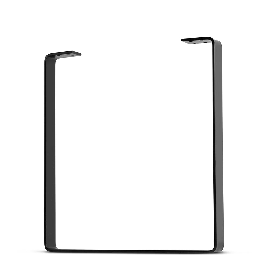 Super Duty U-Shape Flat Bar Table Leg & Bench Base (Sold Separately) - Clear Coated - 35" - 40" Height - 0.5" Thick Metal