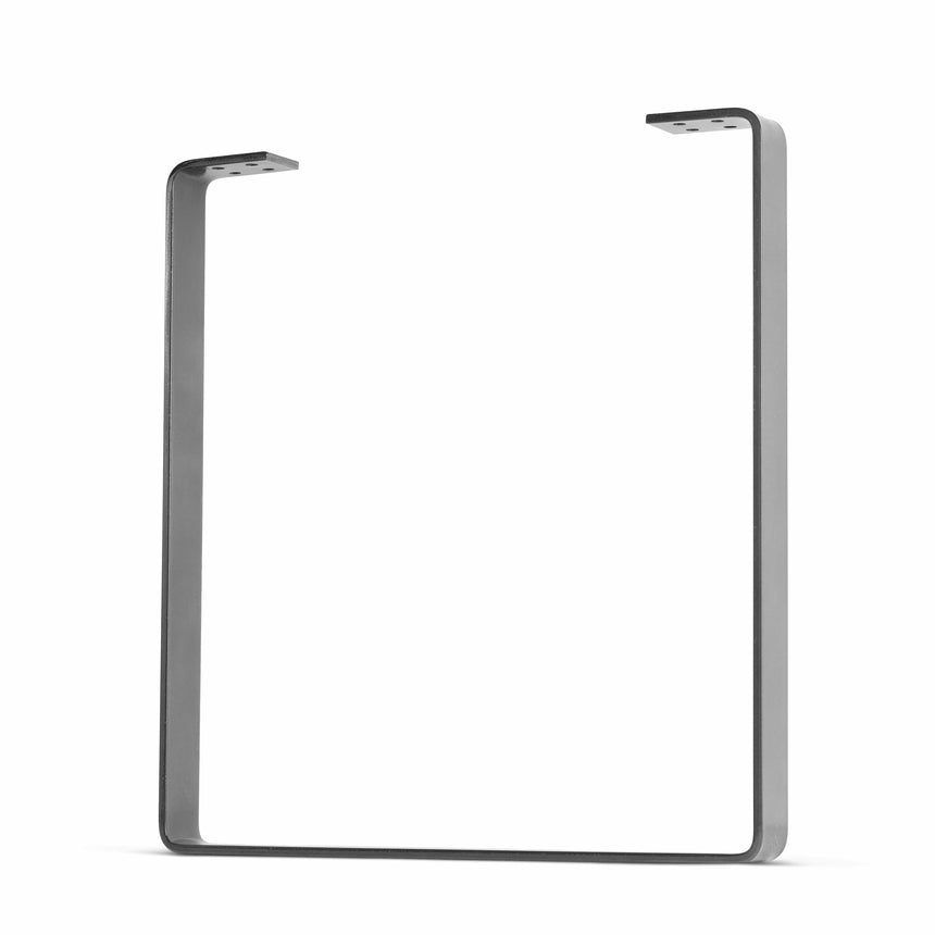 U - Shape Flat Bar Table & Bench Leg - Heavy Duty - 0.5" Thickness, 2.5" Wide - Buttercream